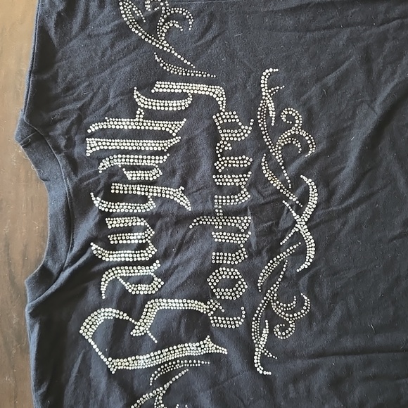 Rawyalty Black and Silver"American Eagle" T Shirt NWOT - Picture 7 of 8